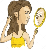 D:\ЗБОРИ 5 клас\depositphotos_6967525-stock-illustration-girl-looking-at-the-mirror.jpg